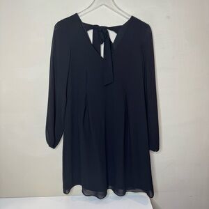 INC International Concepts Black Long Sleeve Dress size xs